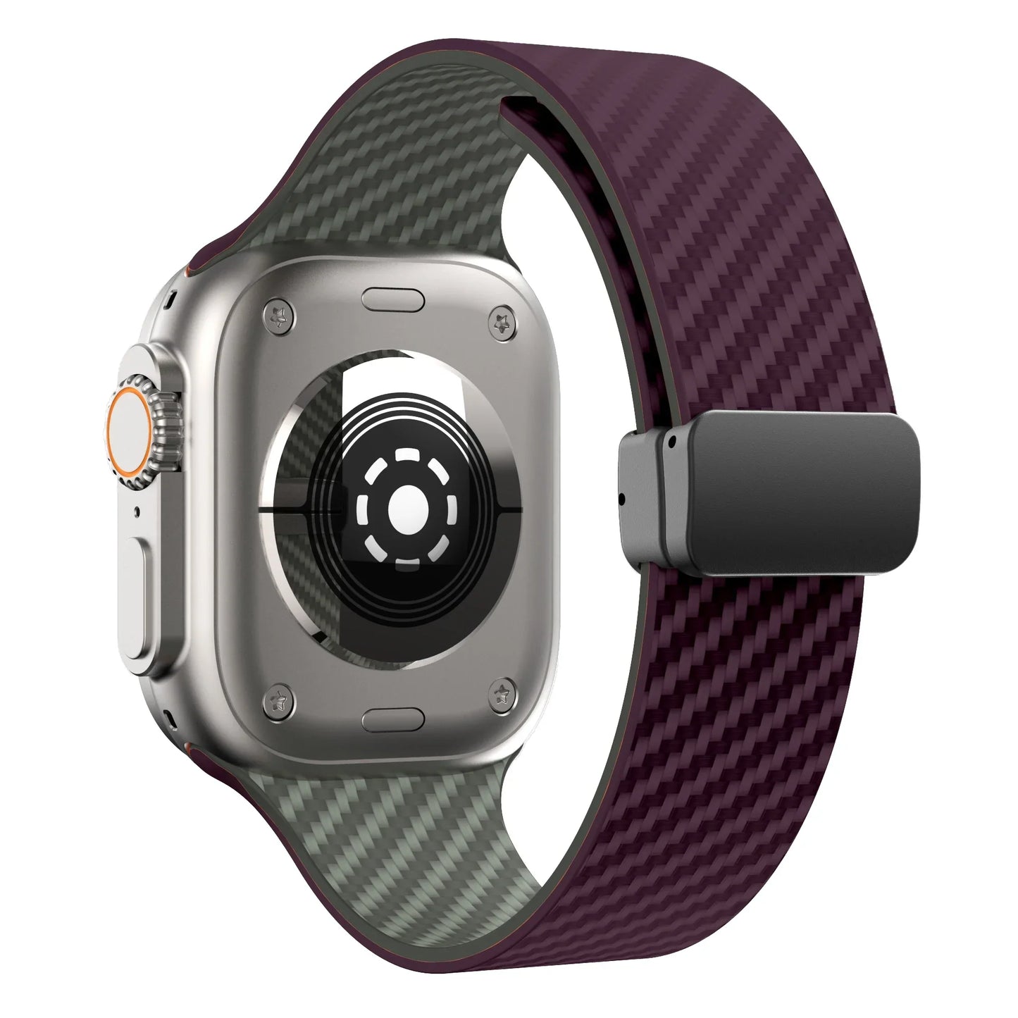 Apple Watch Silicone Strap - Magnetic Buckle, Durable Design
