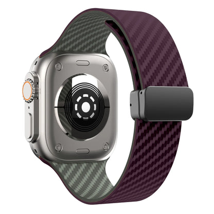 Apple Watch Silicone Strap - Magnetic Buckle, Durable Design