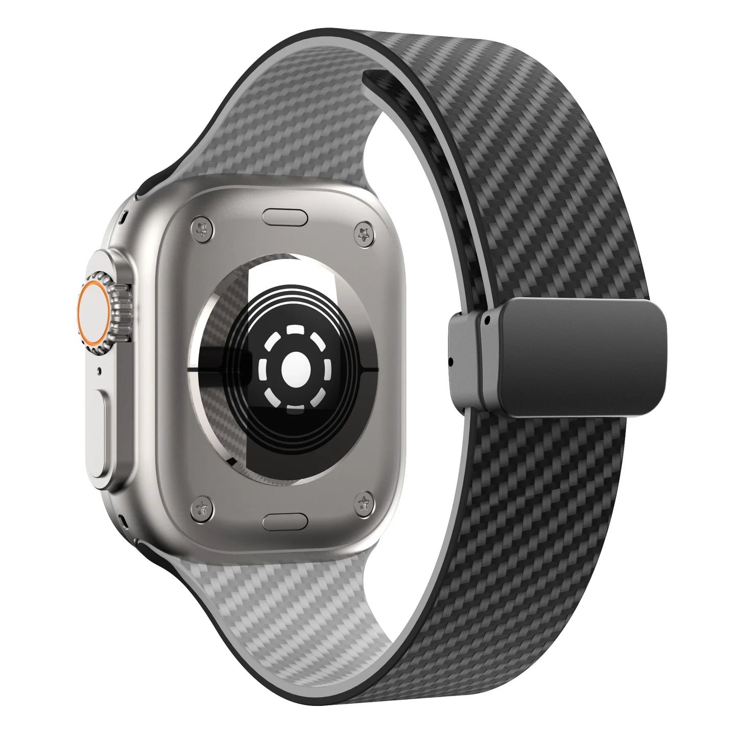 Apple Watch Silicone Strap - Magnetic Buckle, Durable Design