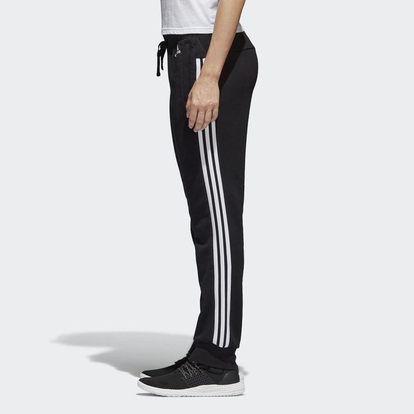 adidas Women's Essential 3-Stripes Closed Hem Slim Pants