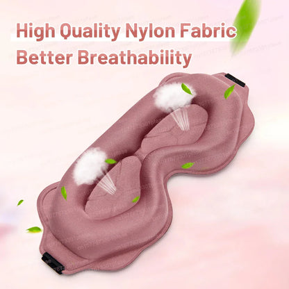 3D Sleep Mask – Memory Foam Eyeshade