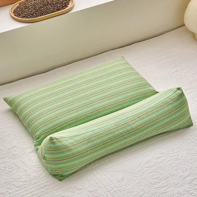Cervical Protection Buckwheat Pillow – Ergonomic Neck Support