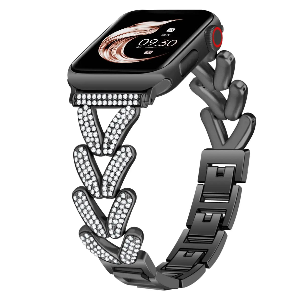 Apple Watch Stainless Steel Band - Sparkly Crystal Design
