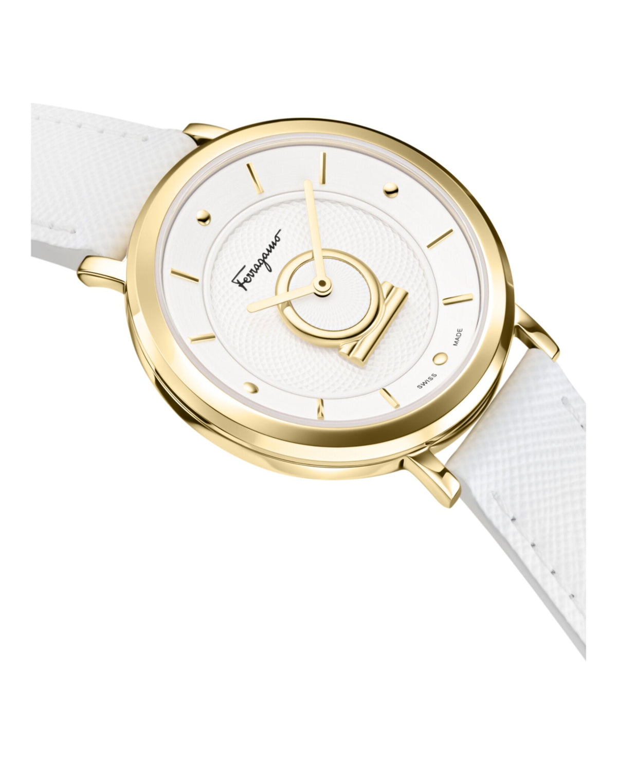 Ferragamo Minuetto Leather Watch