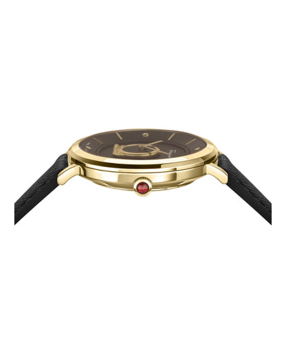 Ferragamo Minuetto Leather Watch
