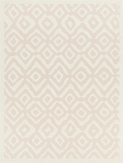 Burl Cream Outdoor Rug - Clearance