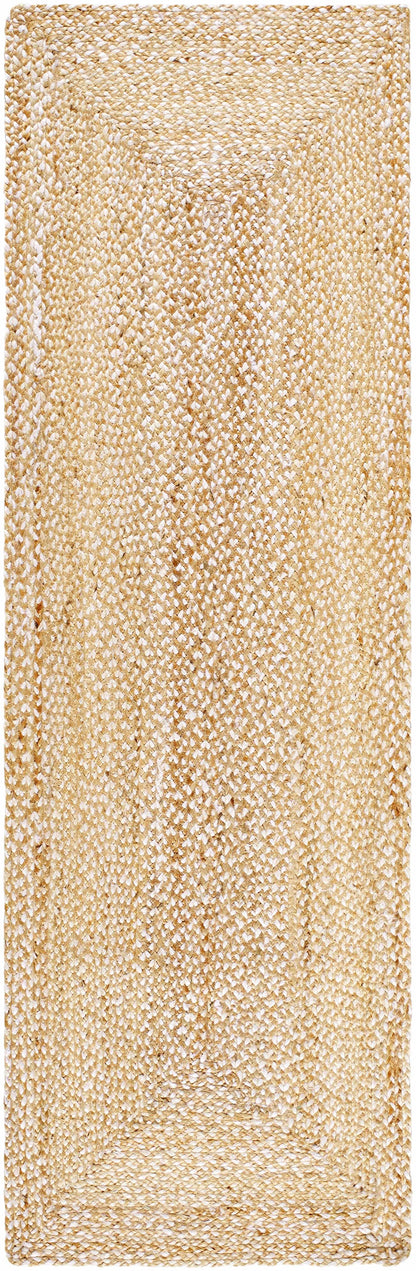 Elkie Beige Jute Area Rug - Clearance