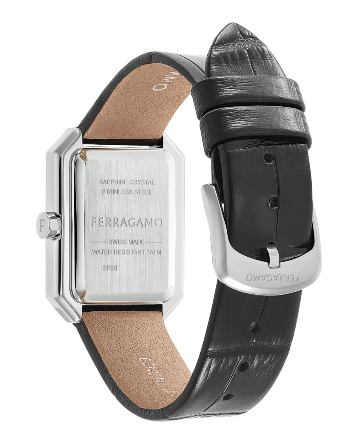 Ferragamo  Crystal Leather Watch