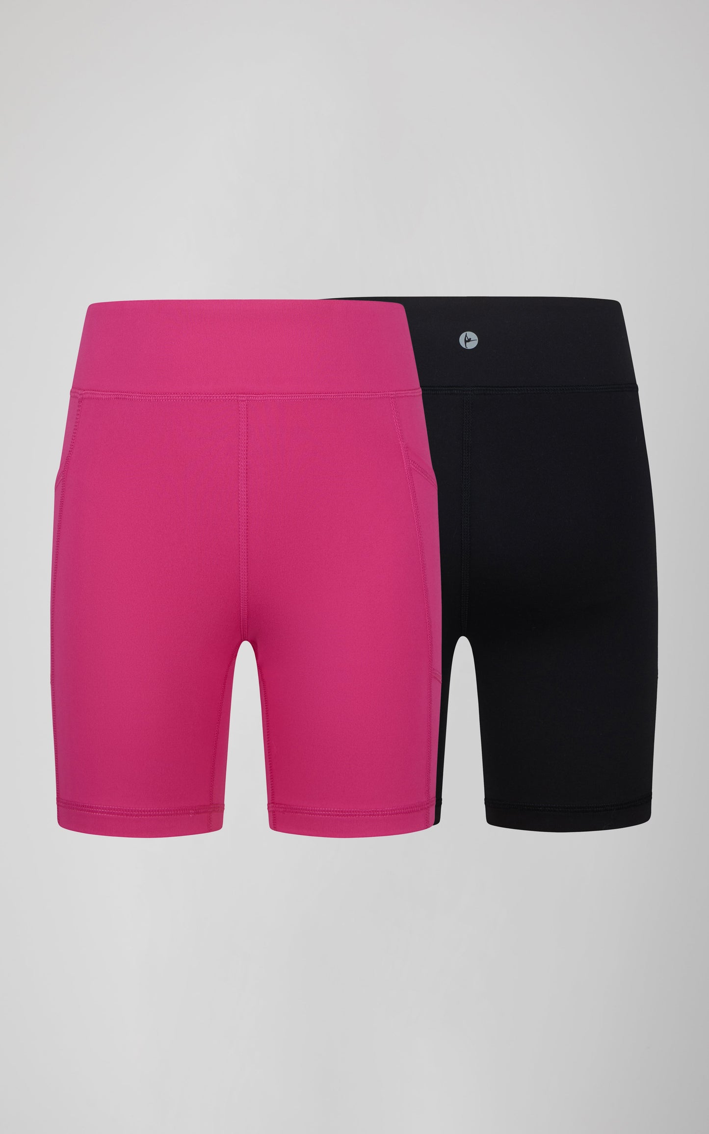 90 Degree by Reflex Girls 2 PK Interlock Side Pocket + Basic Bike Short