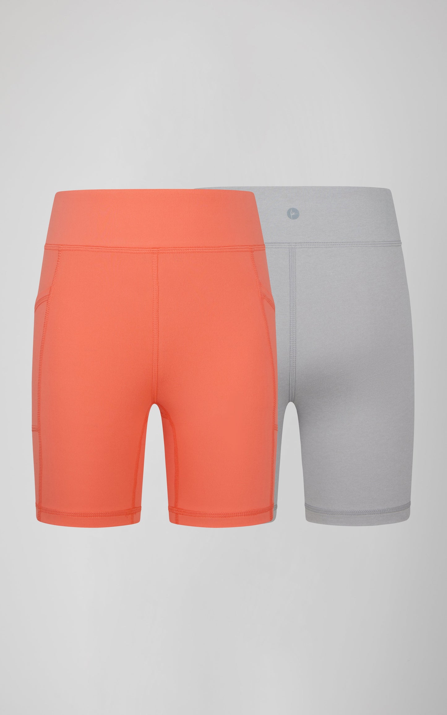 90 Degree by Reflex Girls 2 PK Interlock Side Pocket + Basic Bike Short