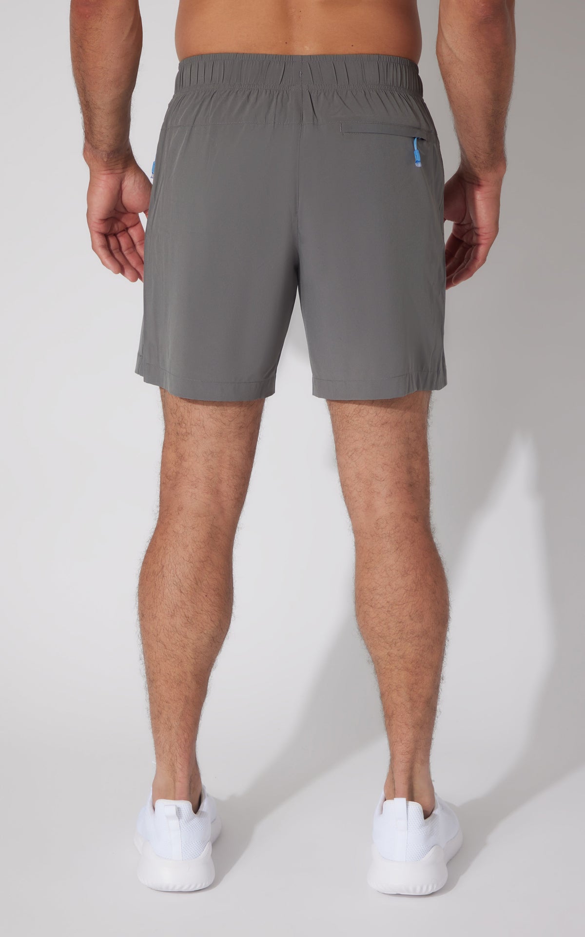 90 Degree by Reflex Men's Perforated Detail Woven Traction 7" Short