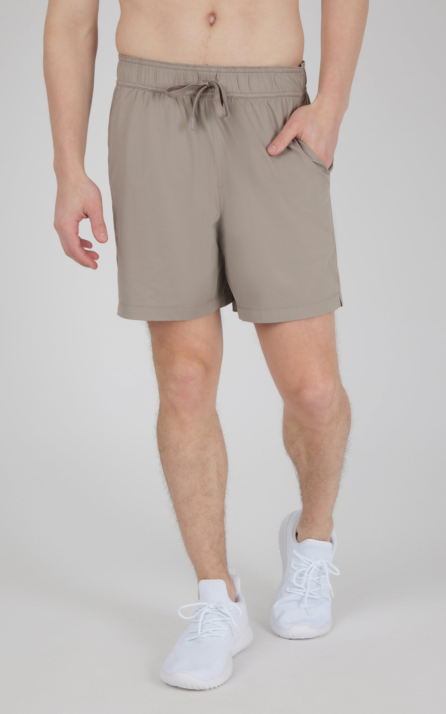 90 Degree by Reflex Men's Knit Stretch Pique Power 7" Shorts