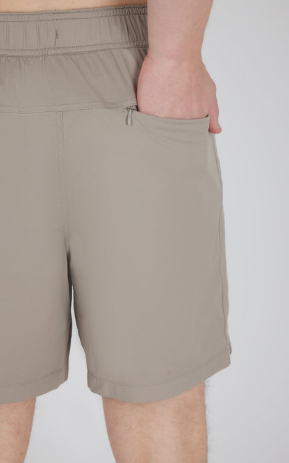 90 Degree by Reflex Men's Knit Stretch Pique Power 7" Shorts