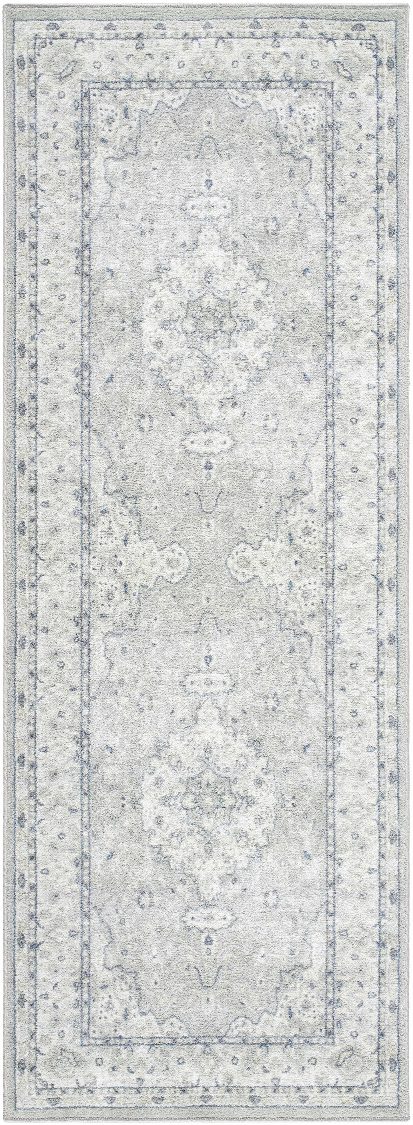 Farai Gray Medallion Area Rug