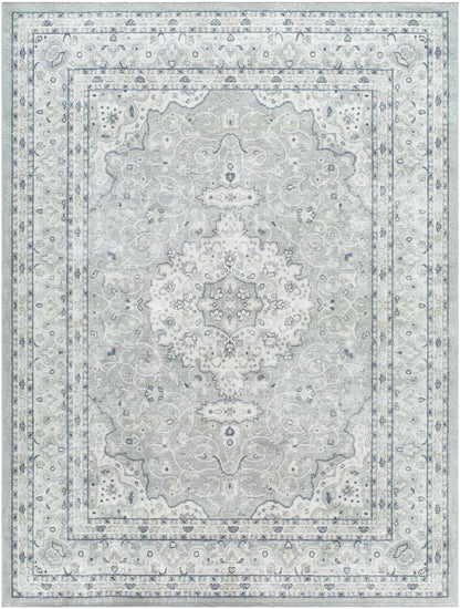 Farai Gray Medallion Area Rug