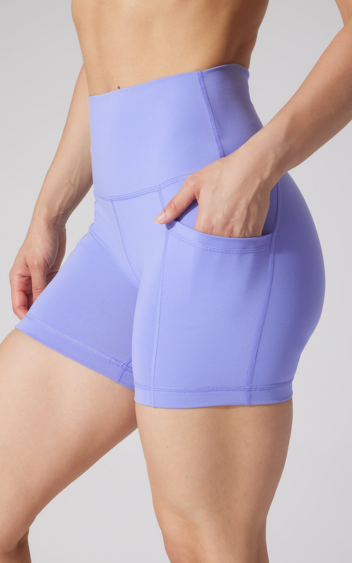 90 Degree by Reflex 2 PK Lux 5" One Classic and One Pocketed Shorts