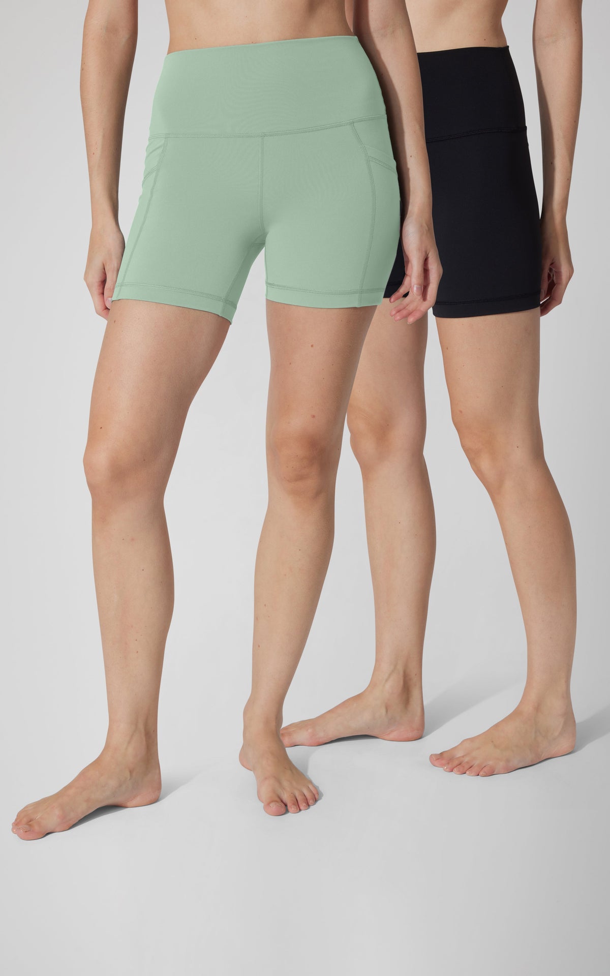 90 Degree by Reflex 2 PK Lux 5" One Classic and One Pocketed Shorts