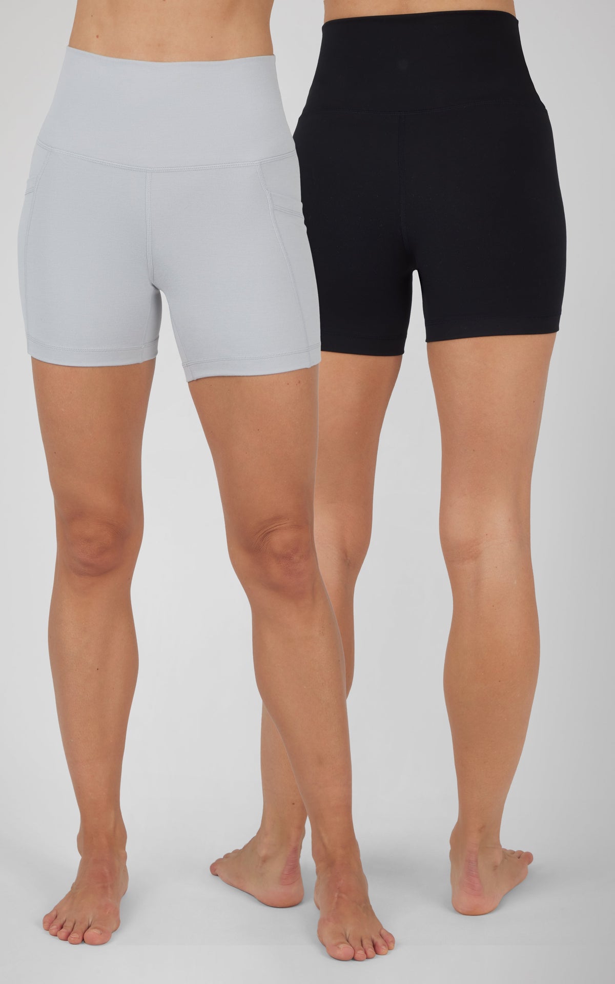 90 Degree by Reflex 2 PK Lux 5" One Classic and One Pocketed Shorts