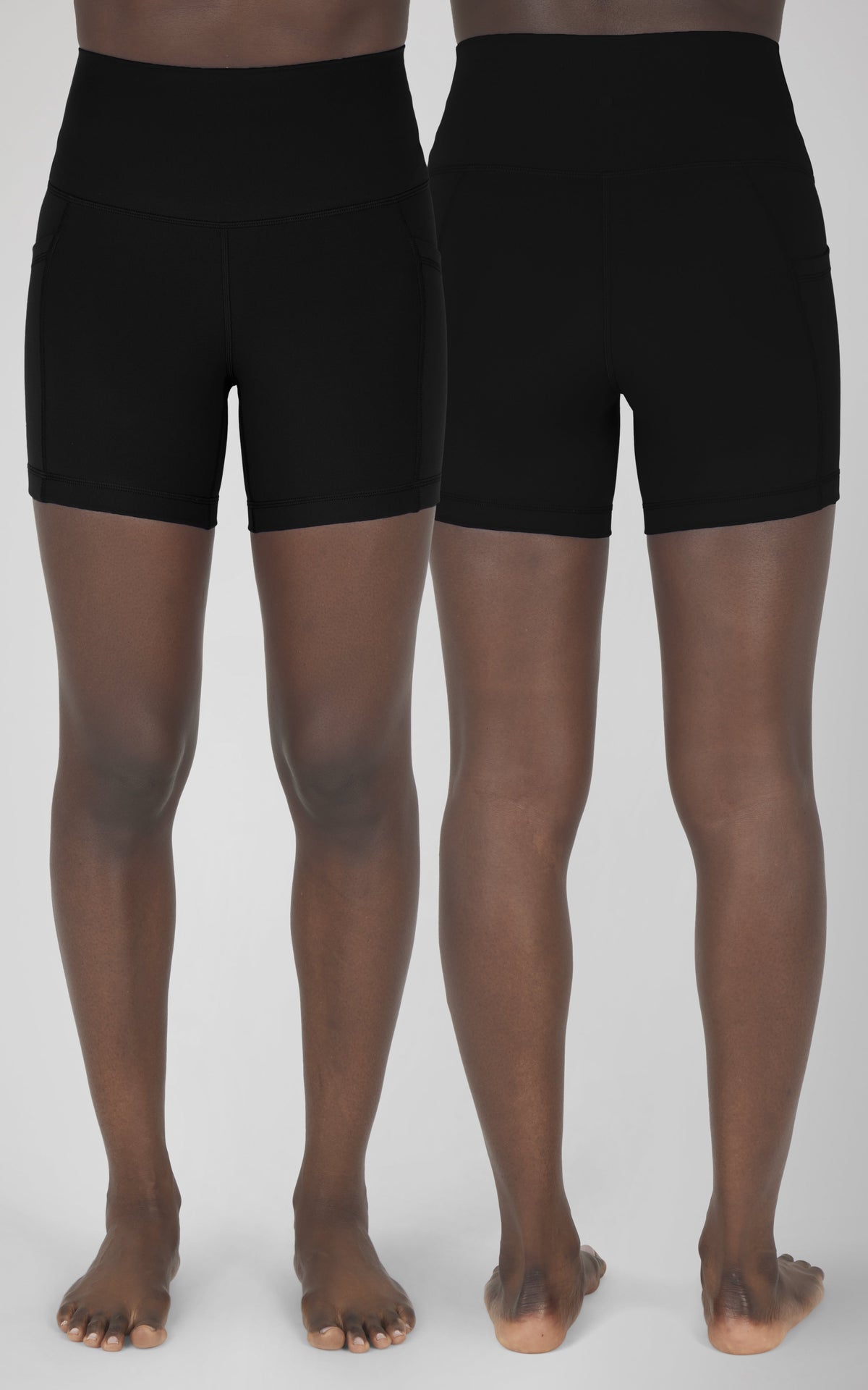 90 Degree by Reflex 2 PK Lux 5" One Classic and One Pocketed Shorts