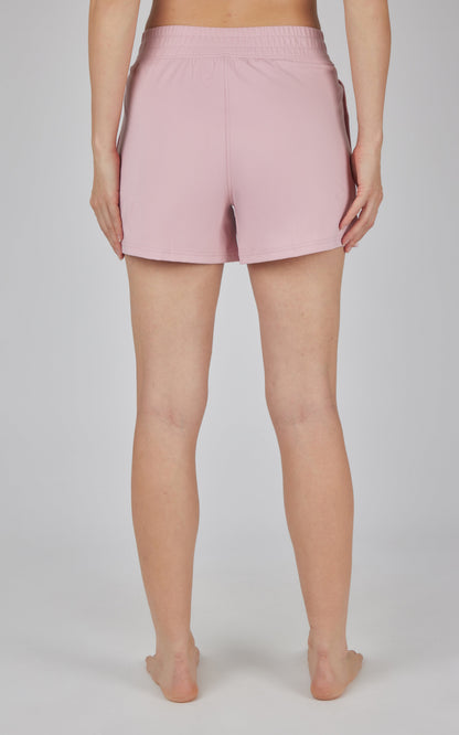 90 Degree by Reflex Lux Crossover Waistband 4" Side Pocket Short