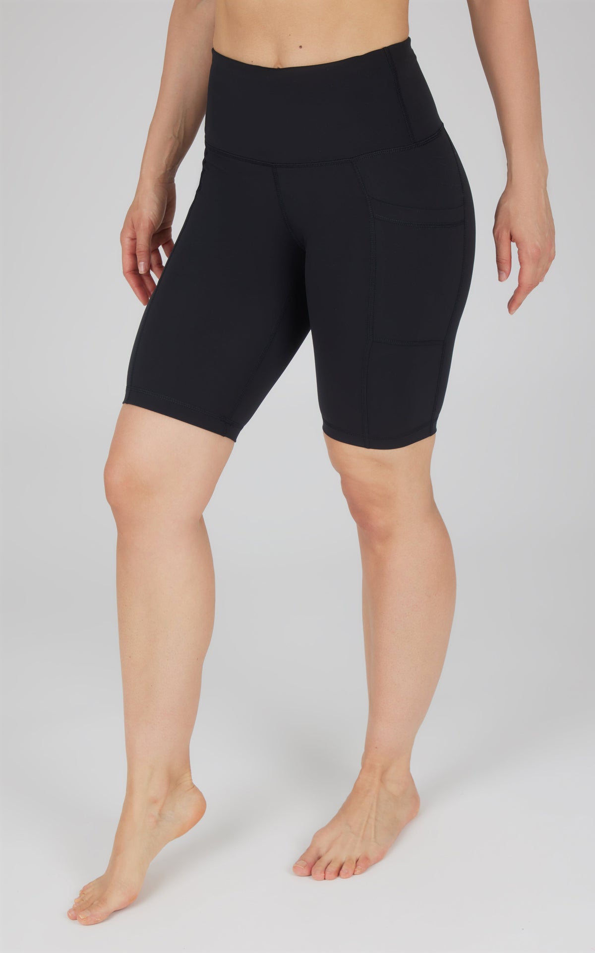 90 Degree by Reflex Tribeca High Waist 9" Short with Side Pockets