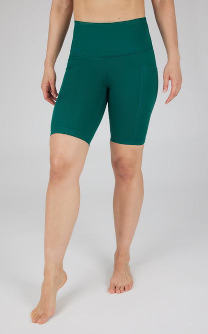 90 Degree by Reflex Tribeca High Waist 9" Short with Side Pockets