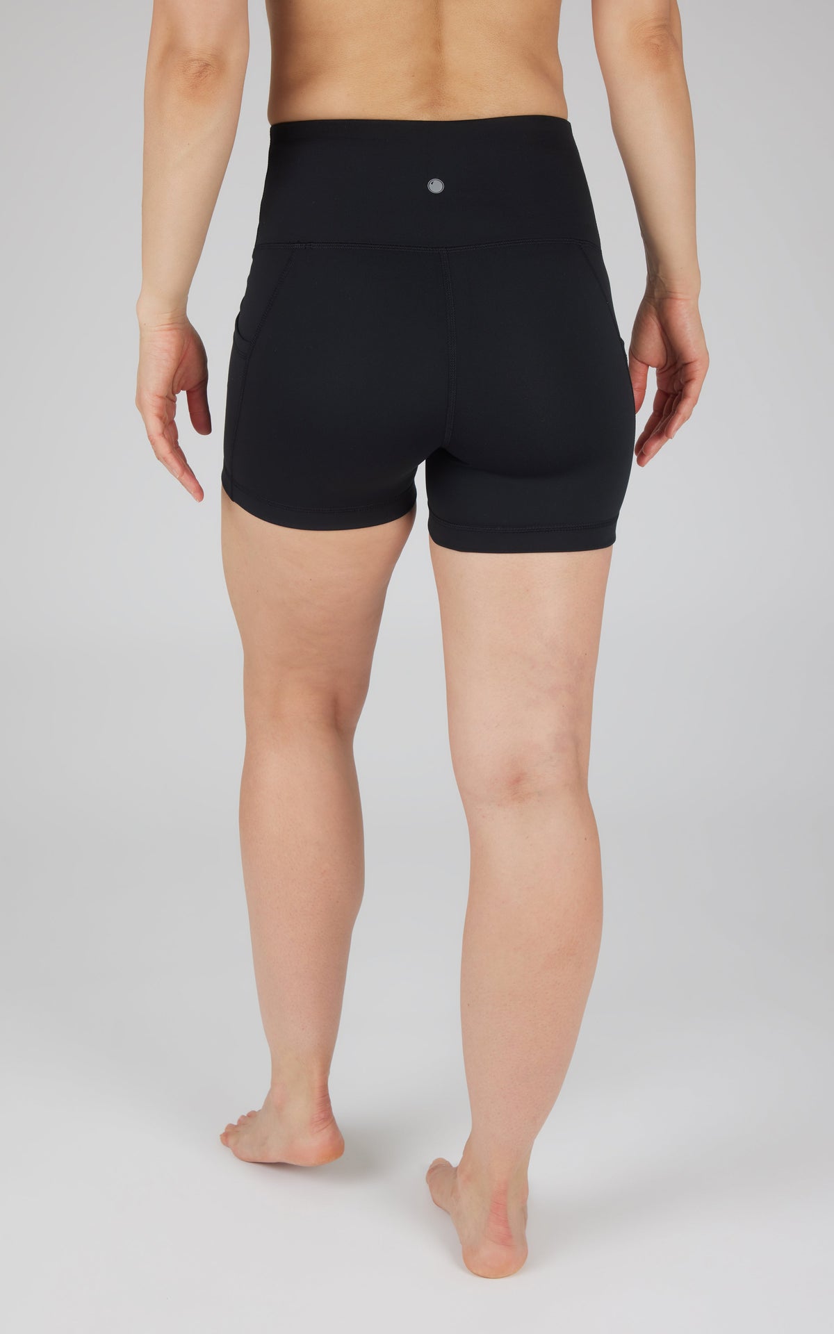 90 Degree by Reflex Lux Polygiene Tribeca High Waist 3 1/2" Short with Side Pockets