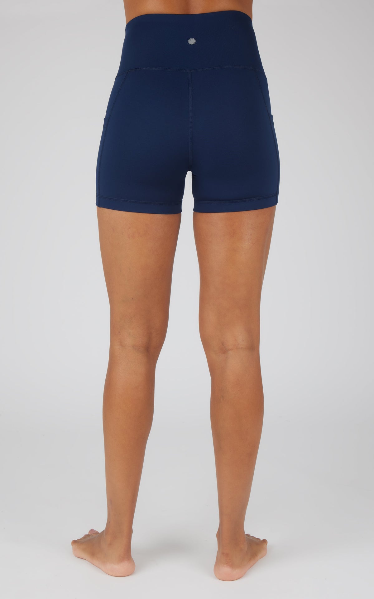 90 Degree by Reflex Lux Polygiene Tribeca High Waist 3 1/2" Short with Side Pockets