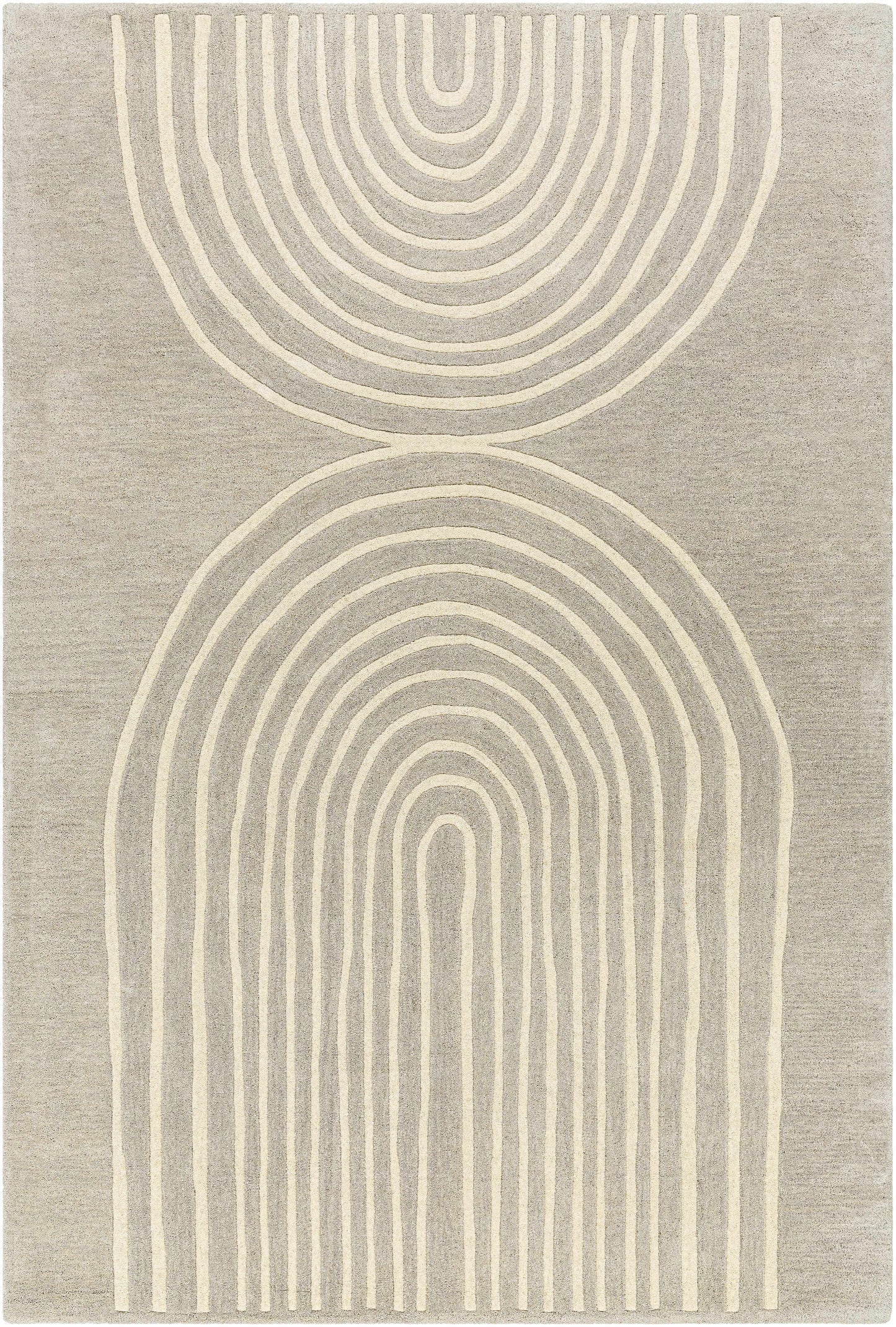 Fuat Medium Gray Area Rug
