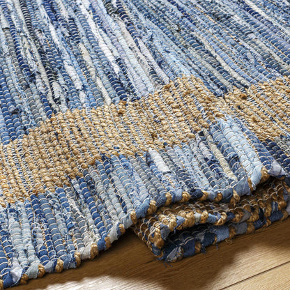 Ghita Recycled Blue Jean Rug - Clearance