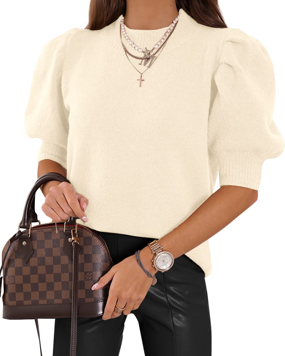✨Women's Puff Short Sleeve Sweater
