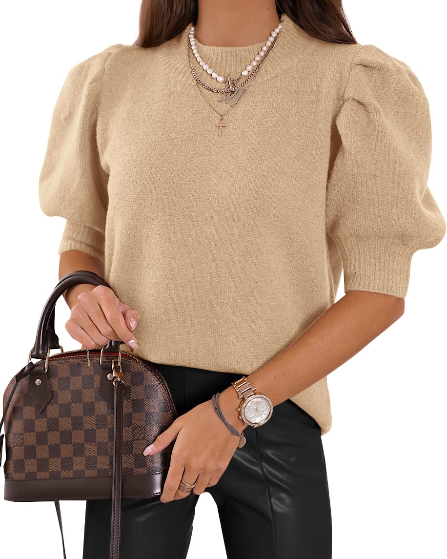 ✨Women's Puff Short Sleeve Sweater