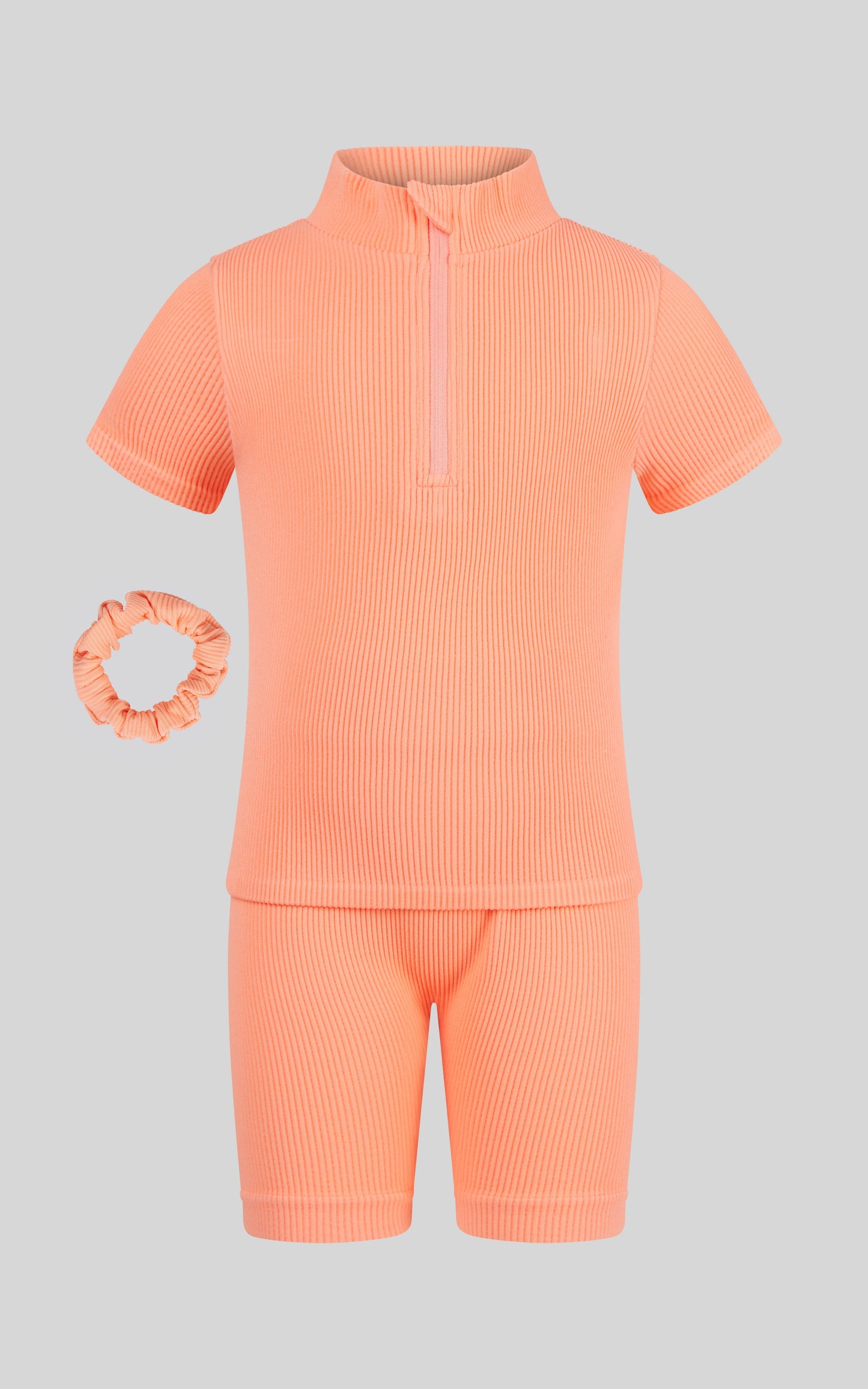 90 Degree by Reflex Toddler Girls Rib Seamless Top & Short Set