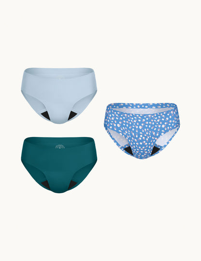Teen Super Leakproof® No-Show Bikini 3-Pack - Last Call