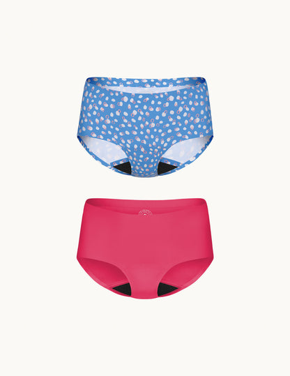 Teen Super Leakproof® No-Show Boyshort 2-Pack - Last Call