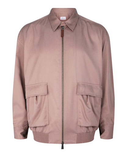 Brioni Point-Collar Bomber Jacket