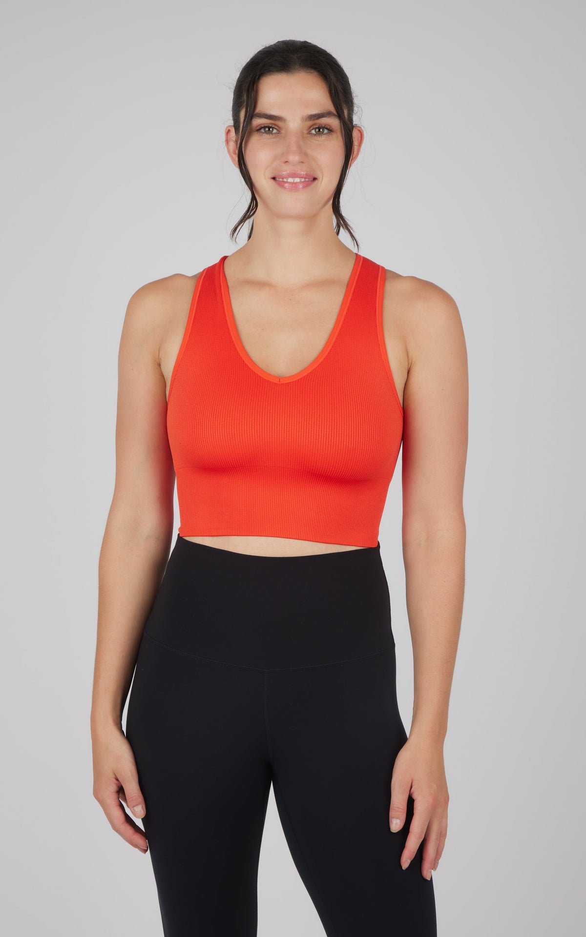 90 Degree by Reflex 2 PK Ribbed V-Neck Tank Top