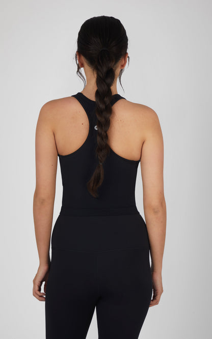 90 Degree by Reflex Ribbed Tank with Padded Bra