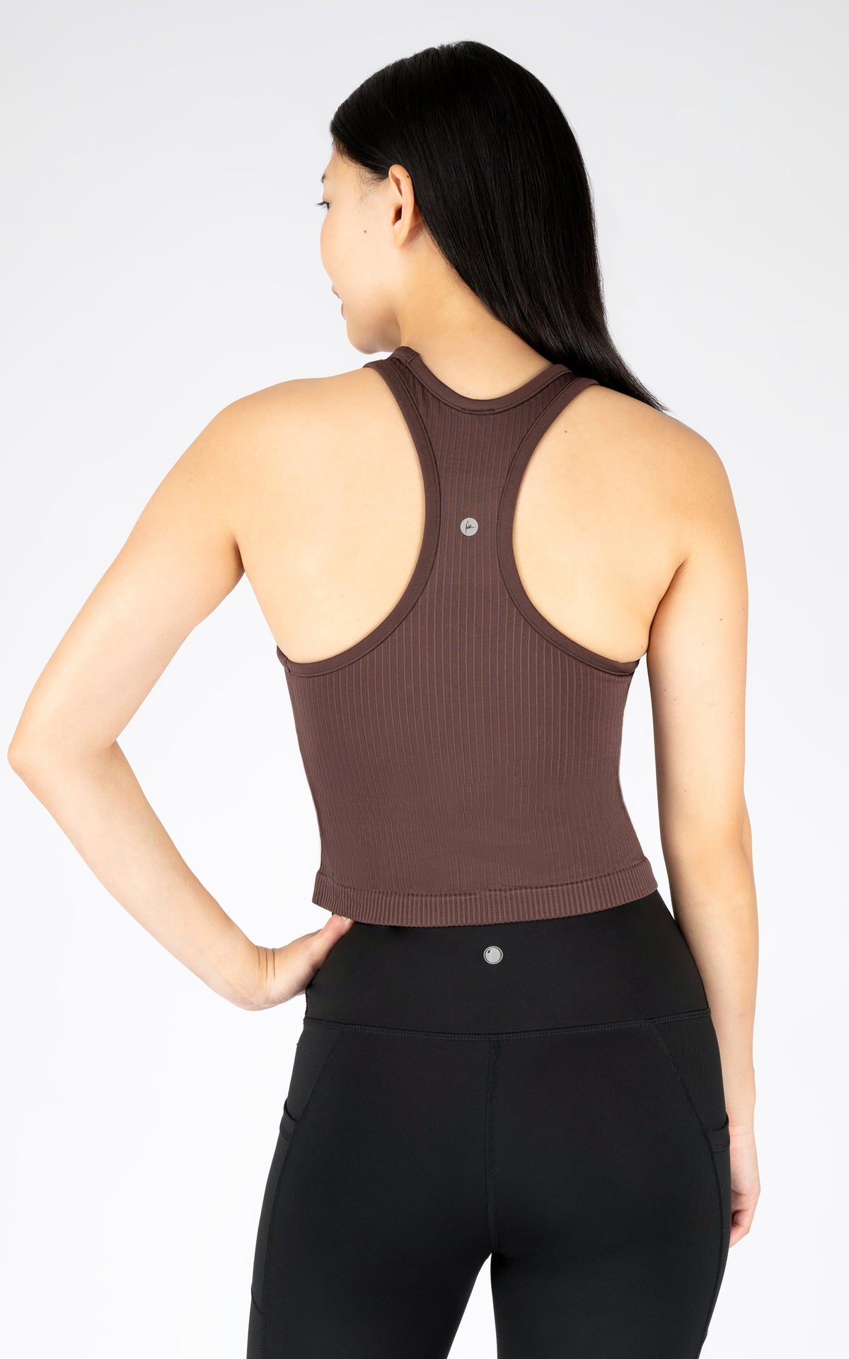 90 Degree by Reflex Ribbed Tank with Padded Bra