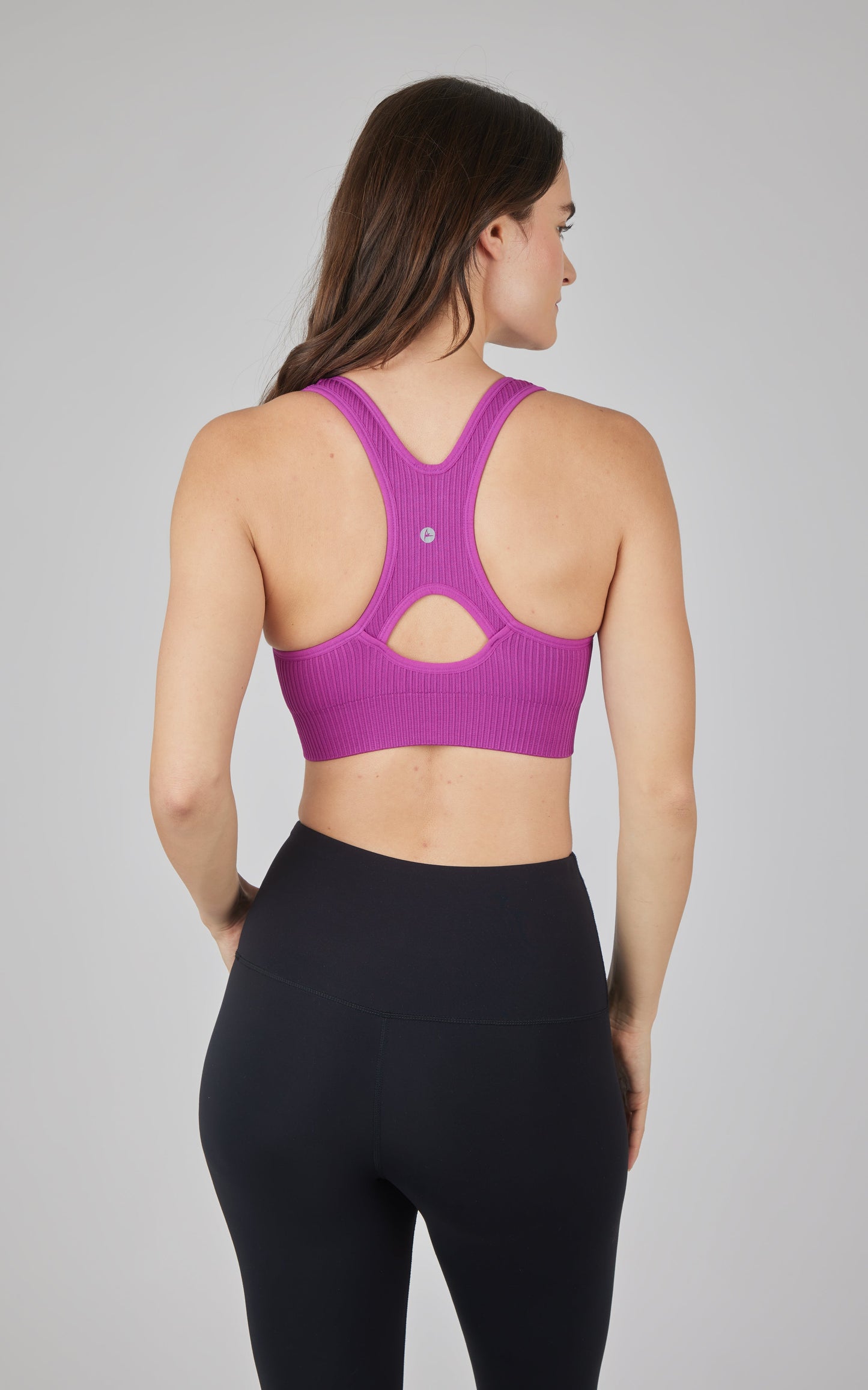 90 Degree by Reflex 2 PK Seamless Textured Zip Bra Top
