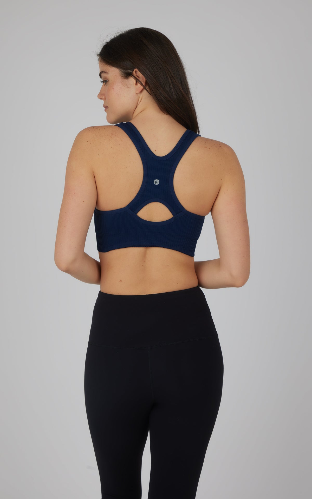 90 Degree by Reflex 2 PK Seamless Textured Zip Bra Top