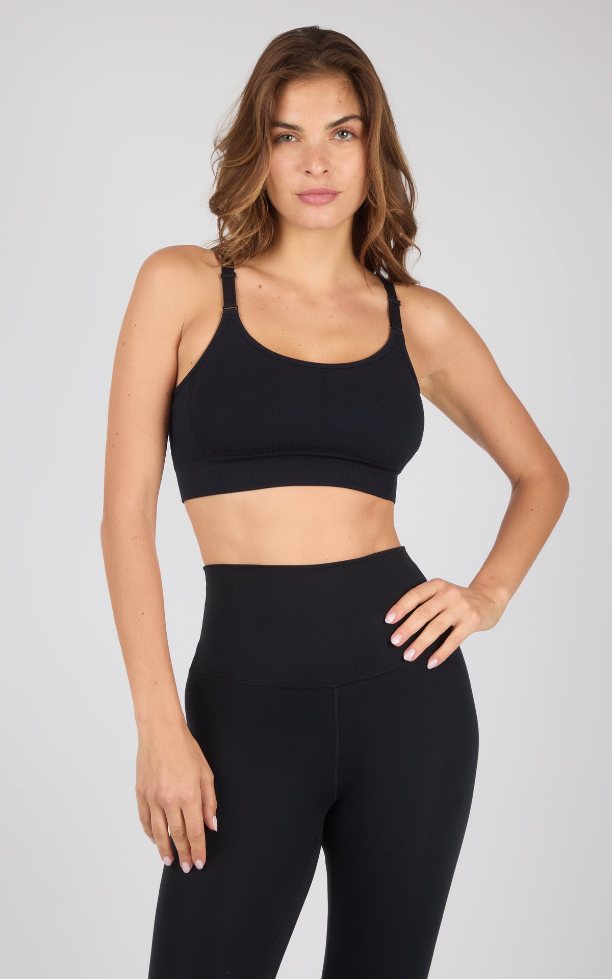 90 Degree by Reflex 2PK Stone Wash Seamless Ribbed Maelis Bra