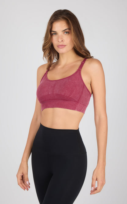 90 Degree by Reflex 2PK Stone Wash Seamless Ribbed Maelis Bra