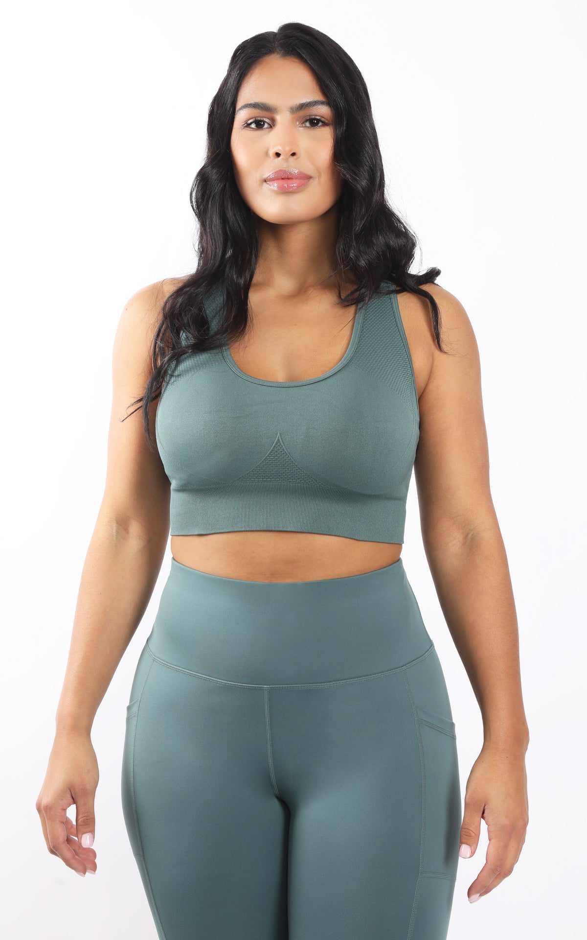 90 Degree by Reflex Plus Seamless Crisscross Back Sports Bra