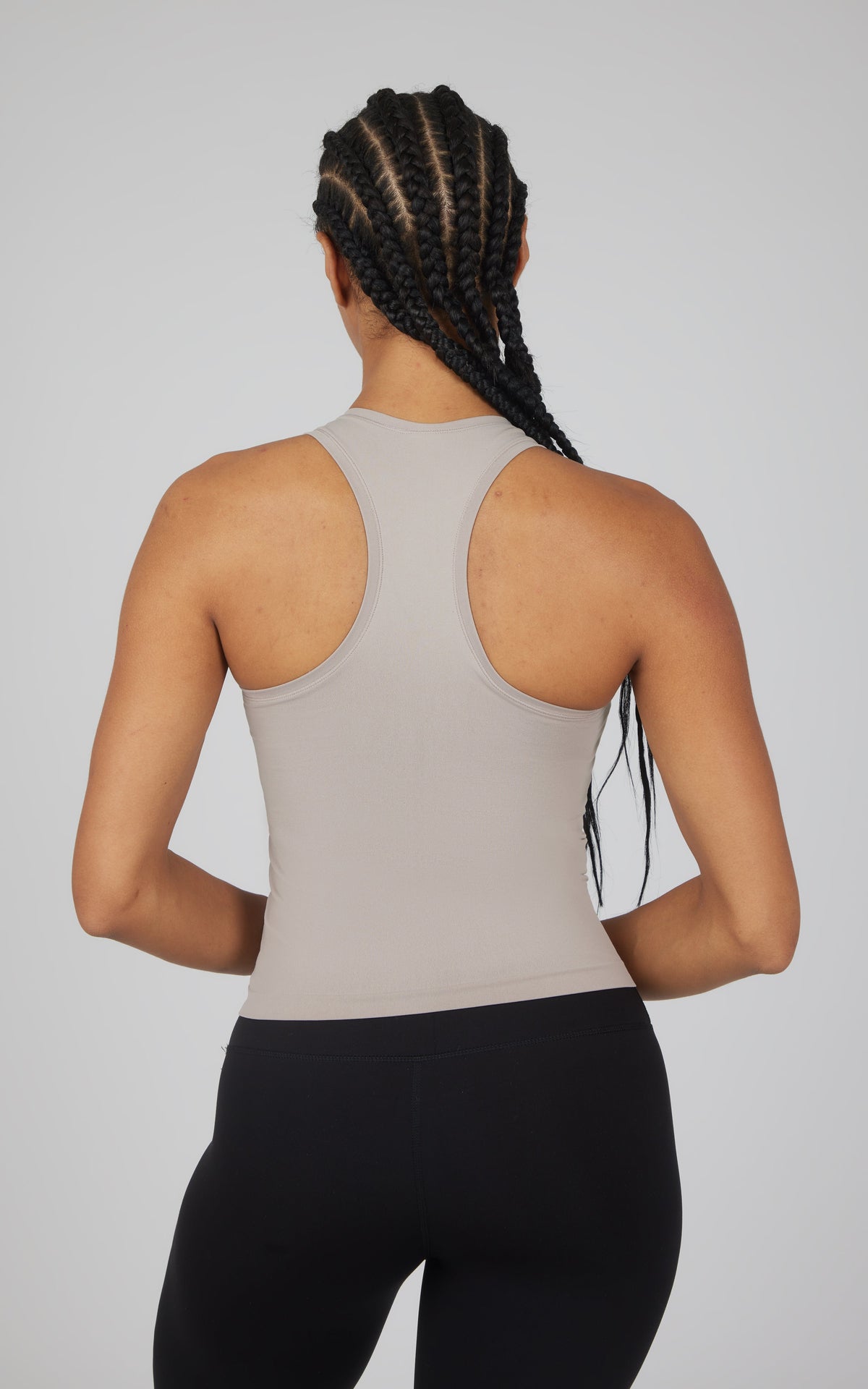 90 Degree by Reflex 2 PK Seamless Racerback Tank Top with Built in Bra