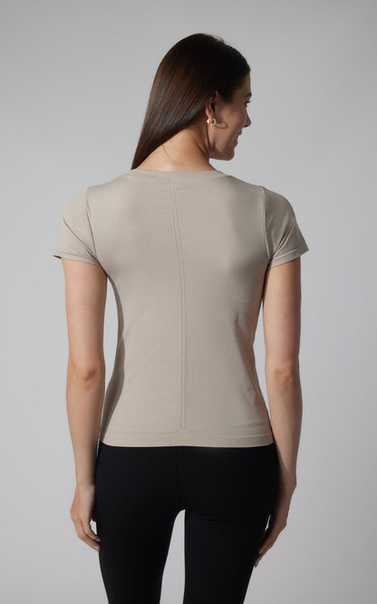 90 Degree by Reflex 2 PK Seamless Bridgett Short Sleeve Full Length Tee
