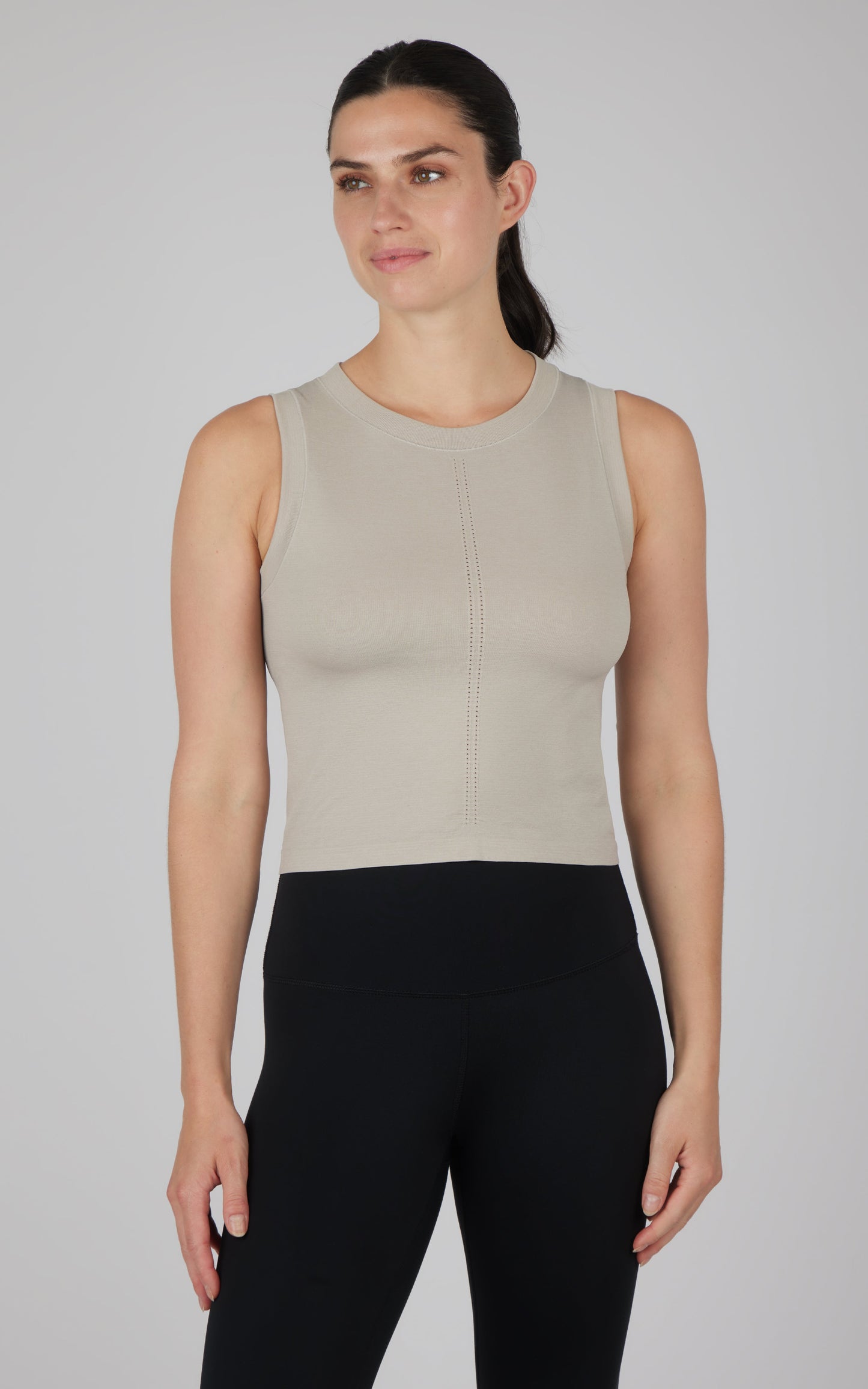 90 Degree by Reflex Seamless Slim Fit High Neck Tank