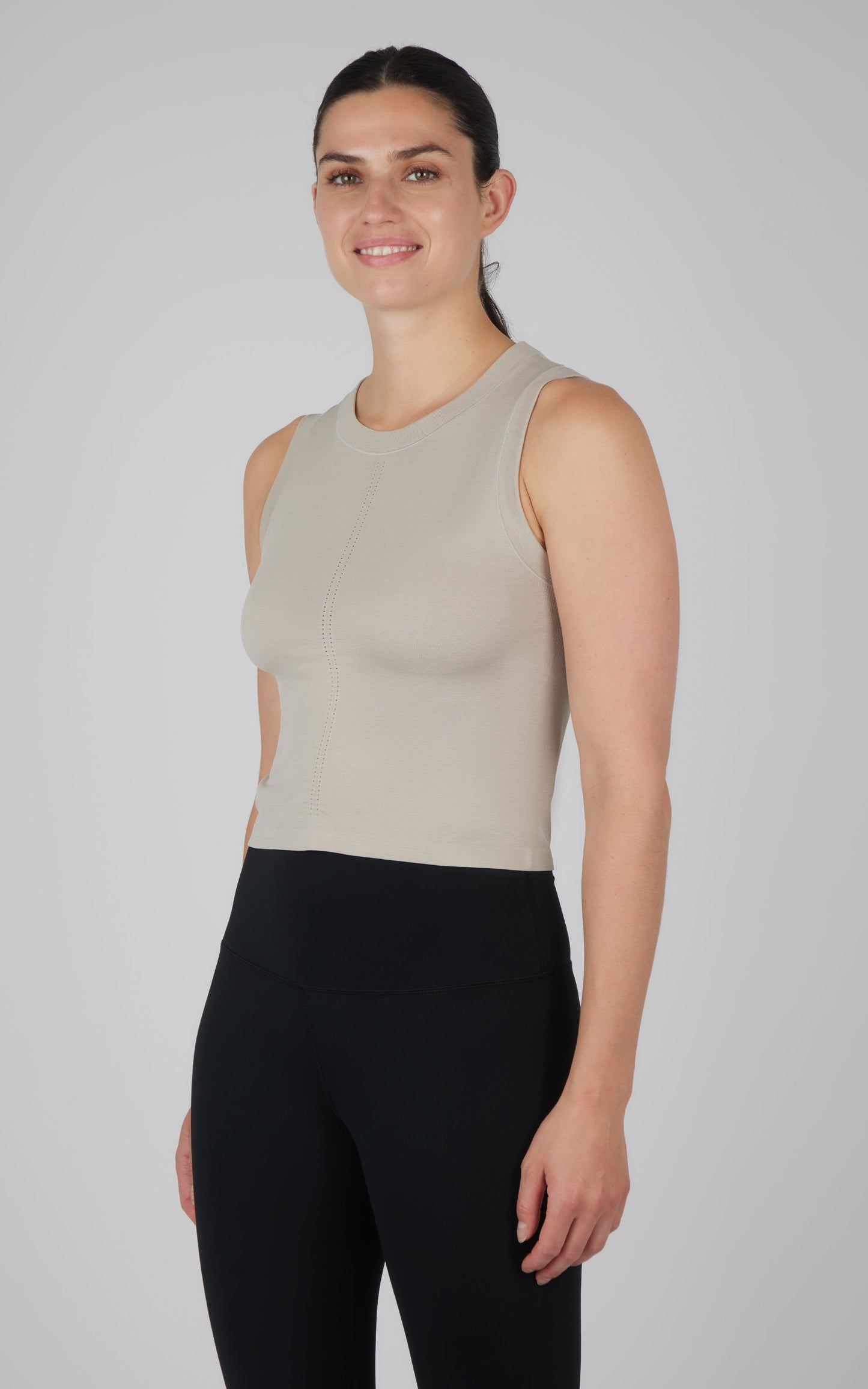 90 Degree by Reflex Seamless Slim Fit High Neck Tank