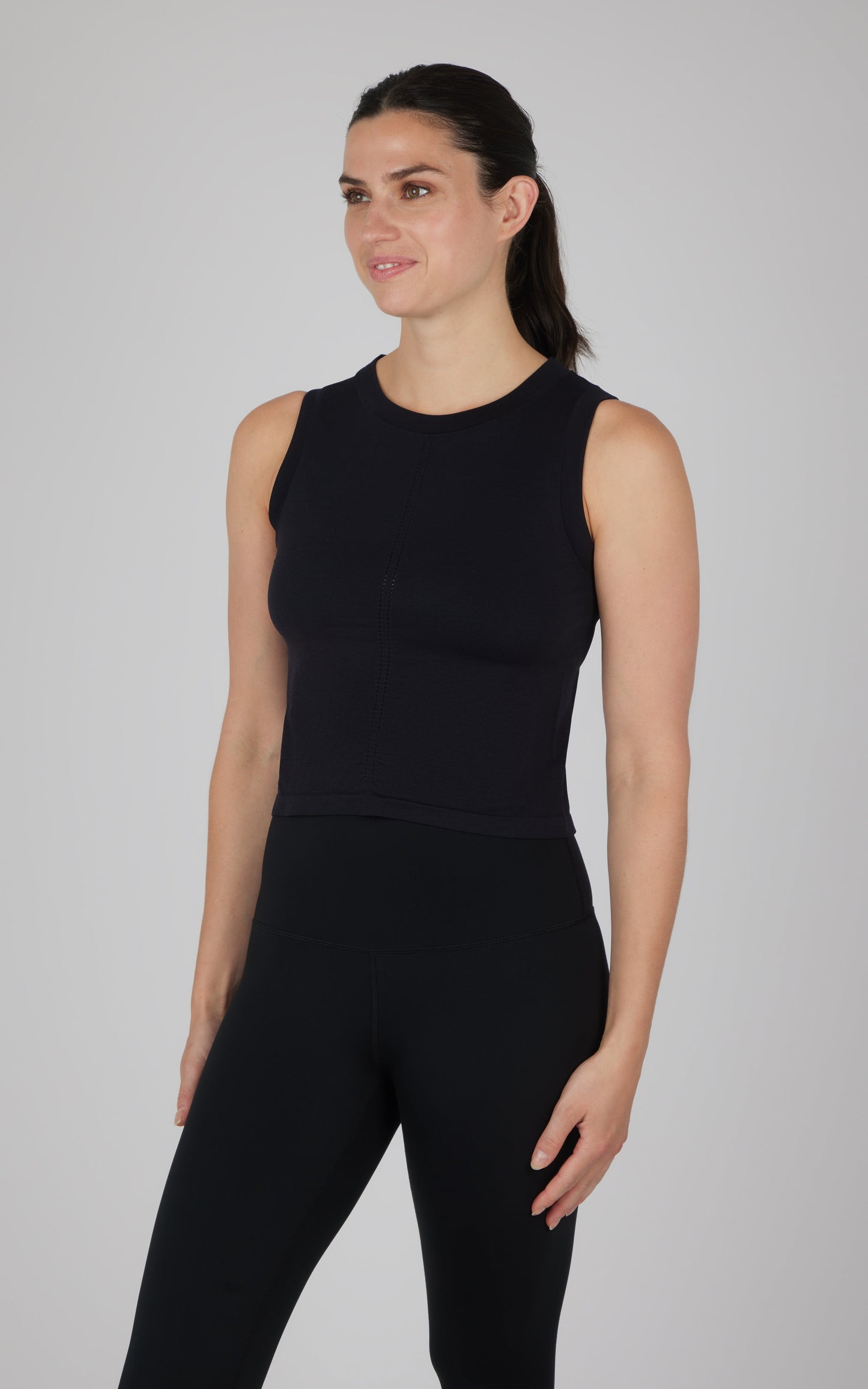 90 Degree by Reflex Seamless Slim Fit High Neck Tank