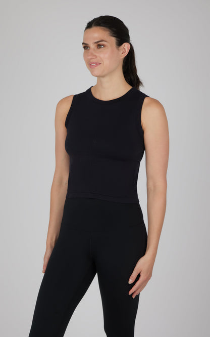 90 Degree by Reflex Seamless Slim Fit High Neck Tank